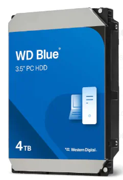 HDD desktop WD WD Blue, 4 TB, 5400 rpm, 128 MB, SATA III