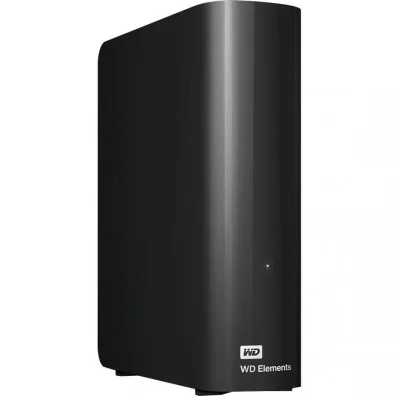 HDD Extern WD Elements, 12TB, 3.5", negru, USB 3.0