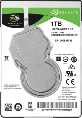 HDD Laptop Seagate Barracuda Pro, 1TB, 7200 RPM, 128 MB, SATA III