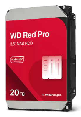 HDD NAS WD Red Pro WD202KFGX, 20 TB, 7200 RPM, 512 MB, SATA III