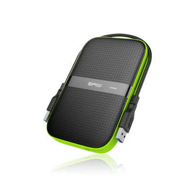 SILICON POWER External HDD Armor A60 2.5inch 1TB USB 3.0 IPX4 Black