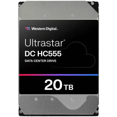 HDD Server WD Ultrastar DC HC555 20TB 512e SE, 3.5"", 512MB, 7200 RPM, SATA, SKU: 0B48724 "WUH722020CLE6L4"