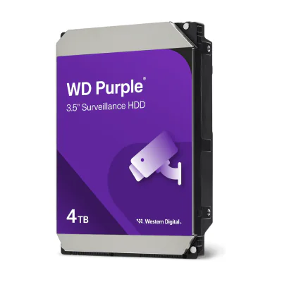 HDD Surveillance WD Purple, 4TB, 5400RPM, 256MB, SATA III