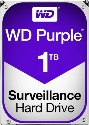 HDD Surveillance WD Purple, 1TB, 5400RPM, 64MB, SATA III