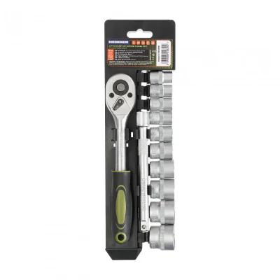 HEINNER SET 12 PIESE 3/8"+ext. CR-V