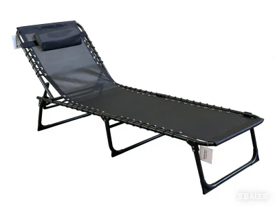 HEINNER SEZLONG REGLABIL 189*58*30CM, Black