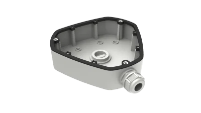 Hikvision Junction box DS-1280ZJ-DM25; compatibil cu DS-2CD6332FWD-XXX, DS-2CD6362F-XXX; aluminiu, alb.
