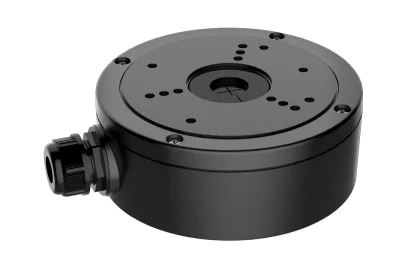 Hikvision Junction box DS-1280ZJ-S/BK ideala pentru montarea camerelor dome/bullet si protejarea cablurilor de legaturi. Confectionata din metal si poate sustine pana la 4.5 kg, culoare alba, dimensiuni :137 mm × 54 mm × 171.5 mm, greutate : 0.66kg, 