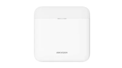 Hikvision wireless repeater, DS-PR1-WE(B), Comunicatie bidirectionala 868 MHz, Afisaj cu led 3: Register/Signal (Green/Red), Power (Green), Fault (Amber),RF Distance:1600m (Open area), material: plastic, culoare:alb, dimensiuni: 150x150x25mm, greutat