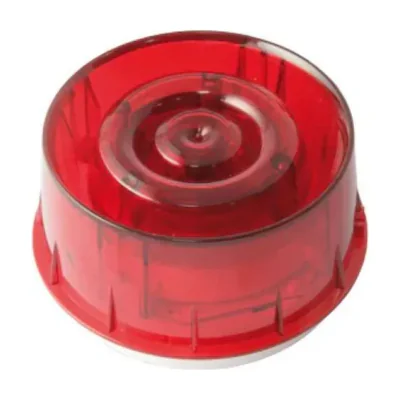 Honeywell Sirena inteligenta cu flash (non EN54-23) & SCI, lentila de culoare rosie, cu izolator