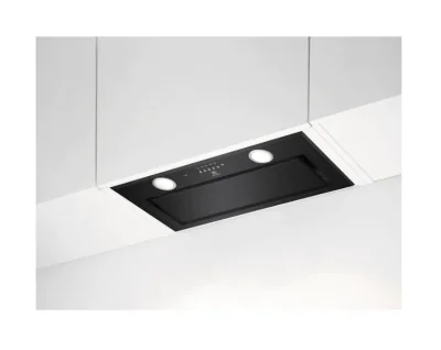HOTA INCORPORABILA ELECTROLUX LFG716R, Hota caseta; Seria 700 SENSE; 54 cm; Conectivitate plita; Telecomanda ca si accesoriu ;1 motor; 3 viteze + intensiv; 1 filtru de aluminiu lavabil; Control electronic; Putere de absorbtie - 700 mc/h; Negru mat