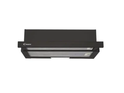 Hota telescopica incorporabila Candy CBT625/2B/1, motor cu 3 viteze Negru