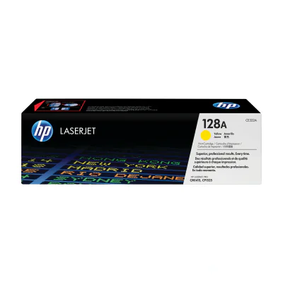 HP 128A Yellow Original LaserJet Toner Cartridge, 1300 pages, Yellow, 1 pc(s)