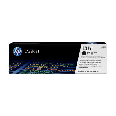 HP 131X High Yield Black Original LaserJet Toner Cartridge, 2400 pages, Black, 1 pc(s)