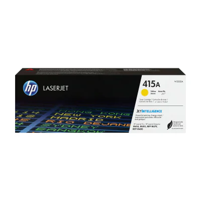 HP 415A Yellow Original LaserJet Toner Cartridge, 2100 pages, Yellow, 1 pc(s)
