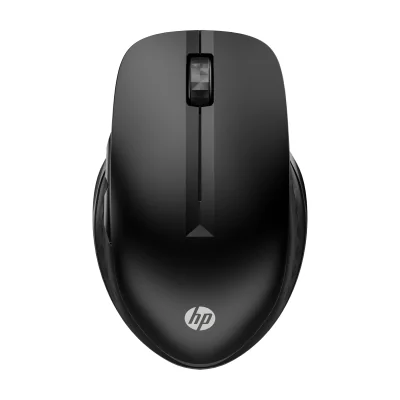 HP 430 Multi-Device Wireless Mouse, Ambidextrous, Optical, RF Wireless + Bluetooth, 1200 DPI, Black