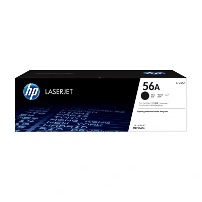 HP 56A Black Original LaserJet Toner Cartridge, 7400 pages, Black, 1 pc(s)