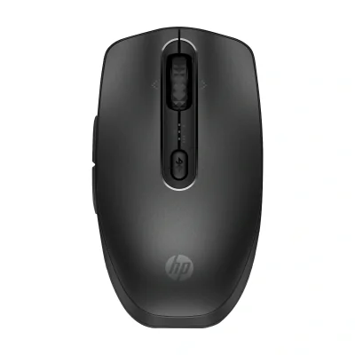 HP 695 Rechargeable Wireless Mouse, Ambidextrous, Bluetooth, 4000 DPI, Black
