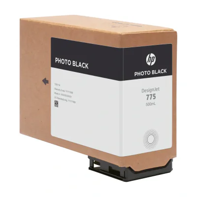 HP 775 500-ml Photo Black Ink Cartridge, HP DesignJet Z6 Pro Printer, Thermal inkjet, Black, Singapore, 152 mm, 64 mm