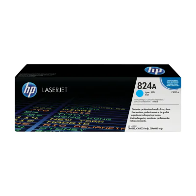 HP 824A Cyan Original LaserJet Toner Cartridge, 21000 pages, Cyan, 1 pc(s)