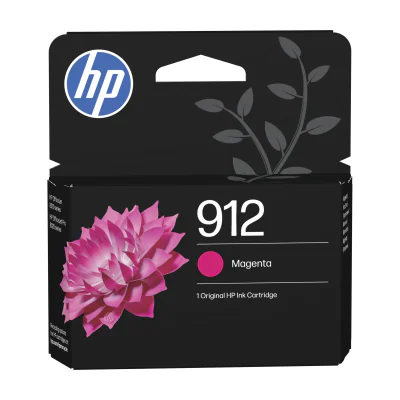 HP 912 Magenta Original Ink Cartridge, Standard Yield, Magenta, Pigment-based ink, 2.93 ml, 1 pc(s), Single pack