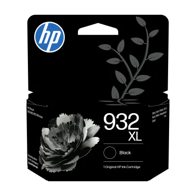 HP 932XL High Yield Black Original Ink Cartridge, Black, Pigment-based ink, 22.5 ml, 1 pc(s), 1000 pages, Single pack