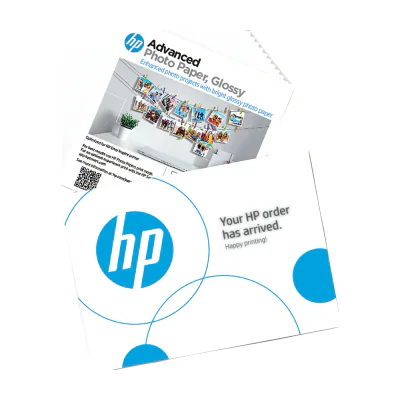 HP Advanced Photo Paper Glossy 65 lb 5 x 5 in. (127 x 127 mm) 20 sheets, Carpeted, 250 g/m², Inkjet, 20 sheets, Optimized for HP ENVY Inspire printer, 15 - 35 °C