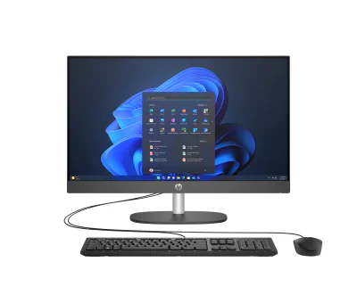 All-in-One Business HP ProOne 240 G10 cu procesor Intel Core Ultra 7 155U pana la 4.8GHz, 24 inch, FHD, IPS, 16 GB, Intel UHD Graphics, FreeDos, Gray, 1 an Garantie