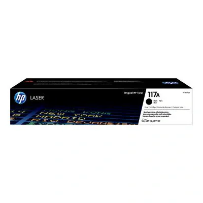 Toner HP 117A negru, original, 1000 pagini