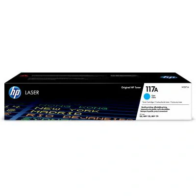 Toner HP 117A Cyan, original, 700 pagini, compatibil HP Laser 150, 178, 179
