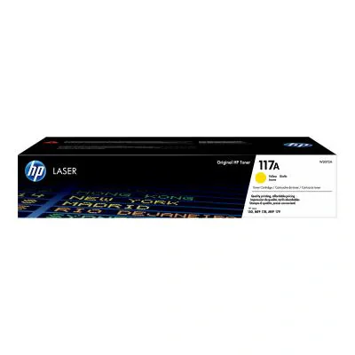 Toner HP 117A Galben, original, 700 pagini, compatibil HP Color Laser 150, 178, 179