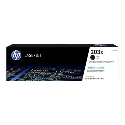 HP 203X High Yield Black Original LaserJet Toner Cartridge, 3200 pages, Black, 1 pc(s)