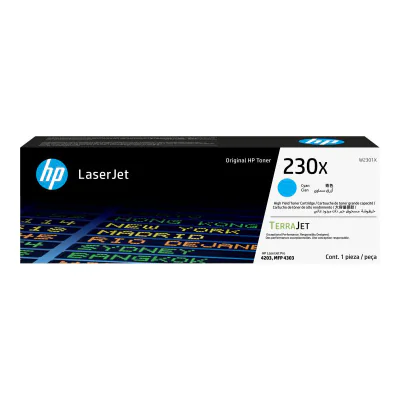 Toner Original HP Cyan, nr.230X, pentru Color LJ Pro 4201|4203|MFP 4301|MFP 4303, 5.5K, incl.TV 1.2 RON, "W2301X"