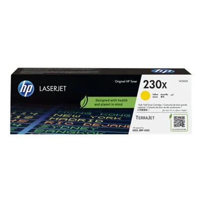 Toner Original HP Yellow, nr.230X, pentru Color LJ Pro 4201|4203|MFP 4301|MFP 4303, 5.5K, incl.TV 1.2 RON, "W2302X"