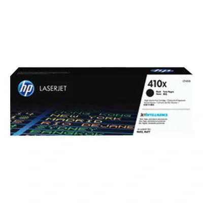 Toner HP 410X negru, capacitate mare, 6500 pagini, compatibil LaserJet Pro M377, M452, M477