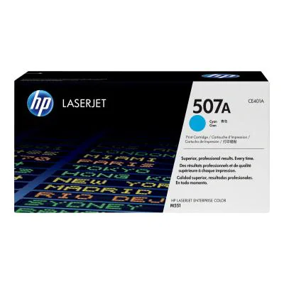 Toner HP 507A Cyan Original LaserJet, 6000 pagini, compatibil LaserJet Pro M570