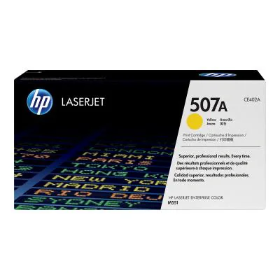 Toner HP 507A galben, original, LaserJet, 6000 pagini
