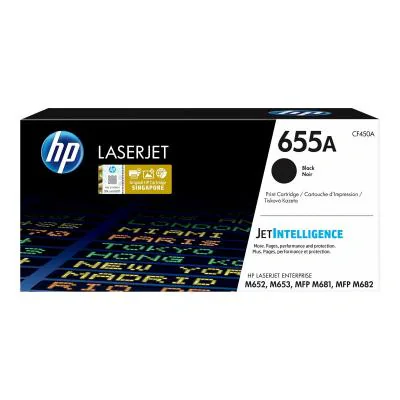 Toner HP 655A Negru Original LaserJet, capacitate mare, 12500 pagini