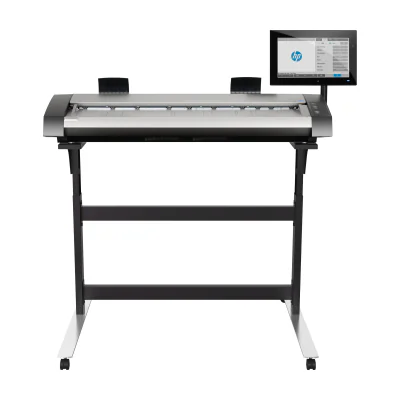 HP HD Pro 42-in Scanner, 1067 x 75760 mm, 1200 x 1200 DPI, 9600 x 9600 DPI, 48 bit, Sheet-fed scanner, Black