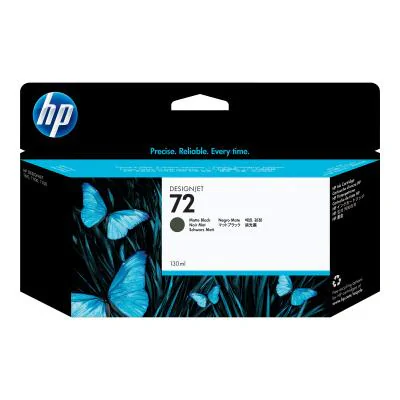 HP 72 130-ml Matte Black DesignJet Ink Cartridge, HP DesignJet T610 Printer series, T620 Printer series, T770 Printer series, T1100 Printer series,..., Thermal inkjet, Black, C9403A, Business, Singapore