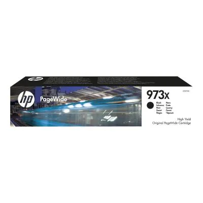 HP 973X High Yield Black Original PageWide Cartridge, High, Black, Pigment-based ink, 182.5 ml, 1 pc(s), 10000 pages