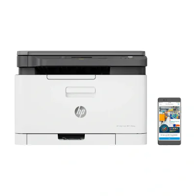 HP Laser 178nw Wireless Multifunction Color Printer, Copier, Scanner; Duplex, Laser, Colour, 600 x 600 DPI, A4, 18 ppm, Duplex printing