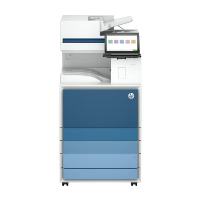 HP LaserJet Enterprise 8601z Multifunction Black and white Printer, Only Ethernet; Duplex; Copier, Scanner, Laser, Mono printing, 1200 x 1200 DPI, A3, Direct printing, Blue, White