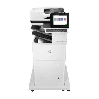 HP LaserJet Enterprise Flow LaserJet Enterprise M635z Multifunction Black and white Printer, Ethernet Only; Copier, Scanner, Laser, Mono printing, 1200 x 1200 DPI, A4, Direct printing, Black, White