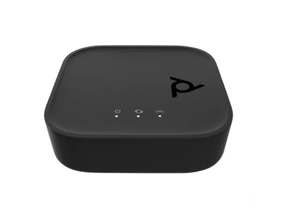 HP Poly ATA 400 1FXS Voice Port VoIP Adapter with Open SIP and Power Supply, G.711, OPUS, Black, FCC part 15 (CFR 47) class B, CE, SIPv2, HTTPS, DC
