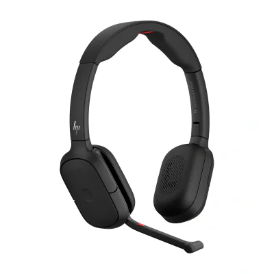 HP Poly Focus 625 Stereo Bluetooth Headset, Wireless, 208 g, Headset, Black