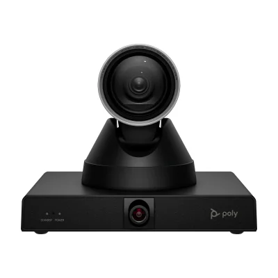 HP Poly Studio E60 Smart Camera 4K MPTZ with 12x Optical Zoom, 8 MP, 4K Ultra HD, 3840 x 2160 pixels, 60 fps, 12x, Black