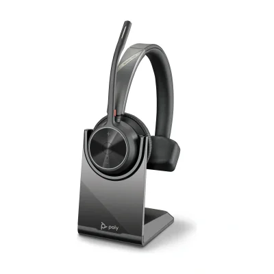 HP Poly Voyager 4310 USB-C Headset +BT700 dongle +Charging Stand, Wireless, Office/Call center, 162 g, Headset, Black