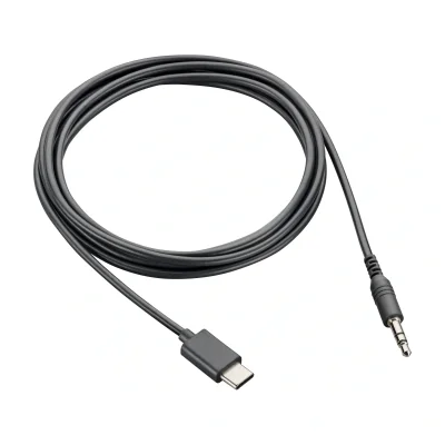 HP Poly Voyager Surround 80/85 UC 3.5mm Audio Adapter Cable, Cable, Black