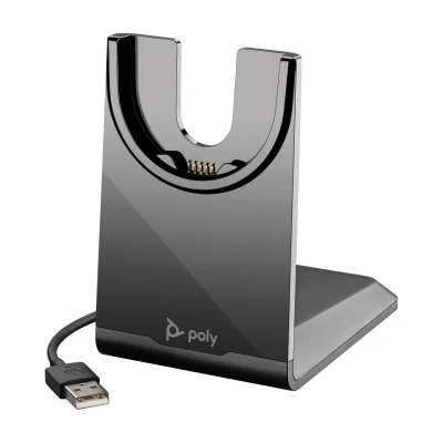 HP Poly Voyager USB-A Charging Stand, Charging stand, 240 g, Black